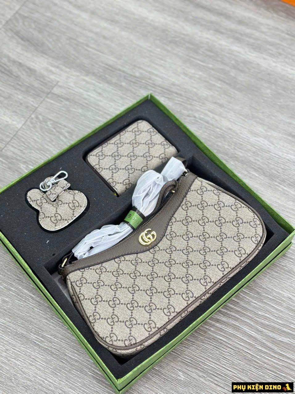 Túi Gucci Ophidia Hộp Quà Tặng Kèm Ví Móc Khóa Fullbox Seal Túi Gucci Ophidia Hộp Quà Tặng Kèm Ví Móc Khóa Fullbox Seal